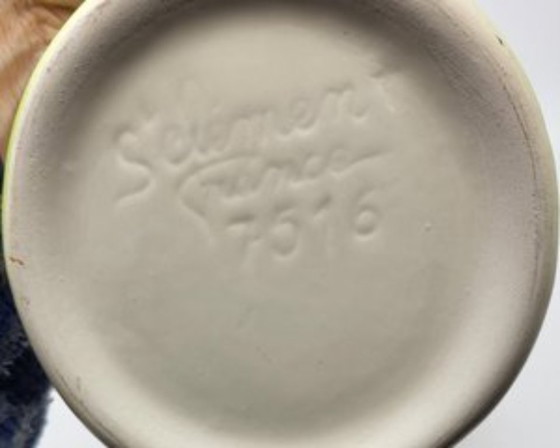 Image 1 of Jarra Coq de Saint Clément Francia Art Nouveau