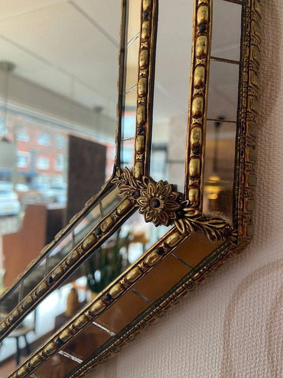 Image 1 of Hollywood Regency octagonal mirror