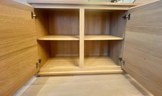 Image 1 of Large Light Wood Sideboard