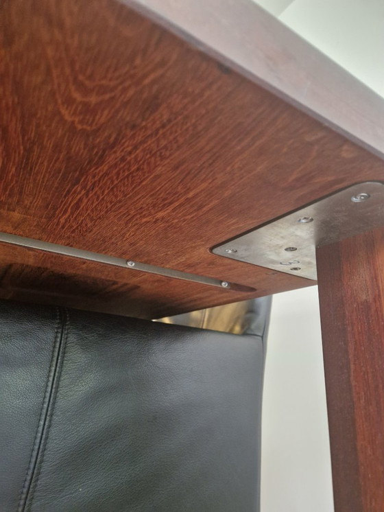 Image 1 of table en bois massif table épaisse