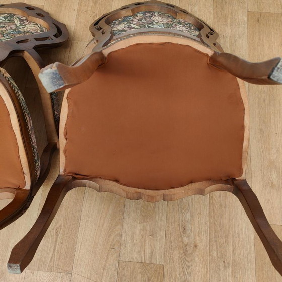 Set di sedie e poltrone vintage francesi Luigi XV Gobelin – Textile (photo 20 of 20)