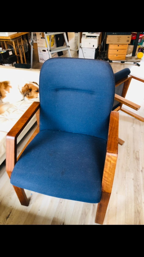 Image 1 of Midcentury fauteuil teak Deens design vergaderstoel 6 stuks 