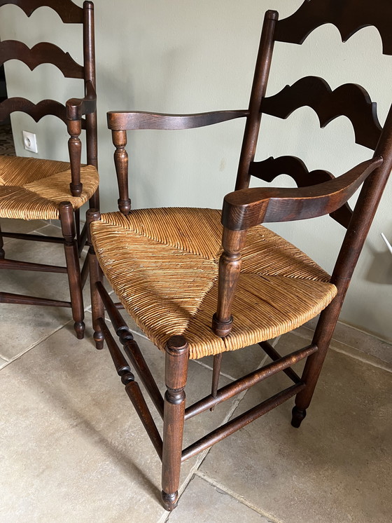 Image 1 of Brutalistische antieke fauteuils