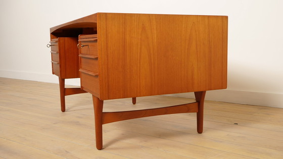Image 1 of Vintage-Schreibtisch | Dänisches Design | Teakholz | Valdemar Mortensen