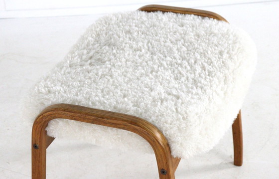 Image 1 of Yngve Ekstrom per Swedese Lamino poggiapiedi vintage