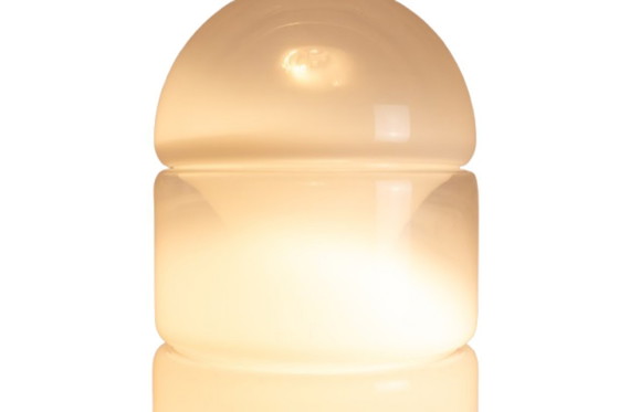 Image 1 of Carlo Nason. Lampada da terra LT316 in vetro di Murano bianco opalescente
