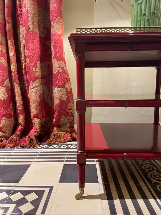 Image 1 of Moissonnier Table Bambou carrée