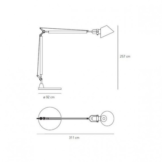 Image 1 of Original - Artemide Tolomeo XXL Outdoor