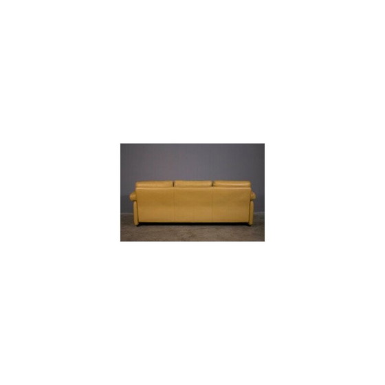Image 1 of Vintage 3-seat sofa in leather by B and B Tobia Scarpa for Coronado, 1970