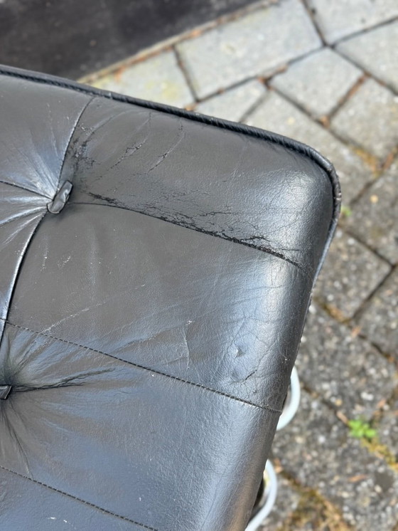 Image 1 of Unico van Denemarken Leren Voetenbank