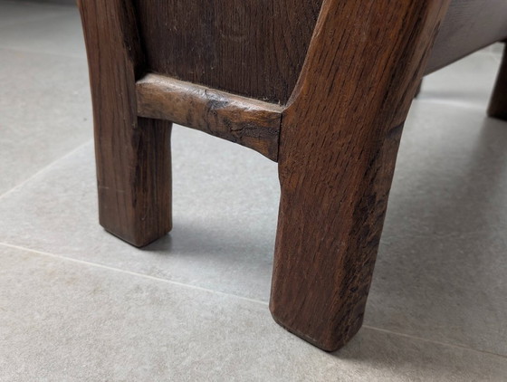 Image 1 of Wabi-Sabi Danish Solid Wood Planter, Aarhus, Denmark, 1940s