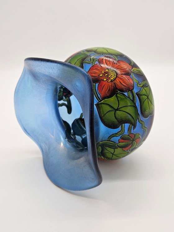Piccolo Vaso in Vetro Art Nouveau – Glashüttenwerke Buchenau / Betty Hedrich attr. (ca. 1900) – Vasi (photo 10 of 16)