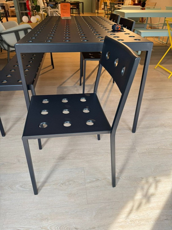 HAY Balcony garden set – black powder coated | Complete set – Garden tables, Aluminium (photo 4 of 5)