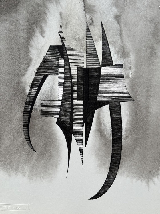 Image 1 of Eugène Eechaut (1928-2019) - Abstraktes Diptychon 1973