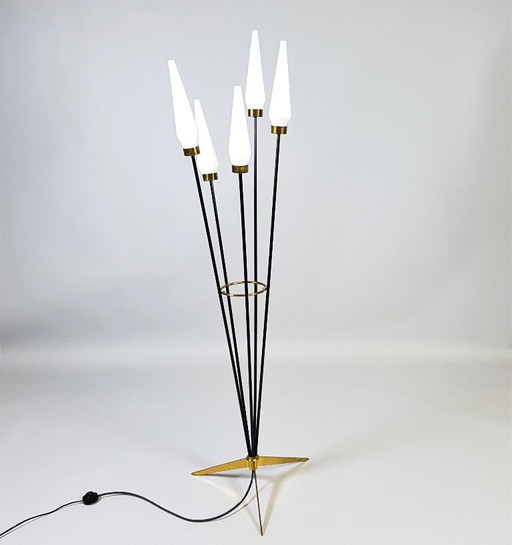 Floor lamp, Stilnovo, Italy, 1950s