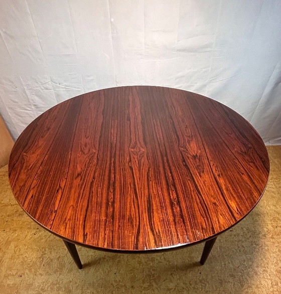 Image 1 of Mid-Century Danish Rosewood Extending Dining Table by Niels Otto Møller for J.L. Møllers Møbelfabrik 1960 exceptional example