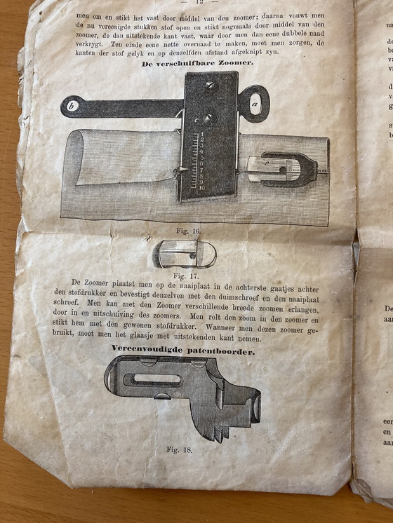 Image 1 of Antique step sewing machine from 1873