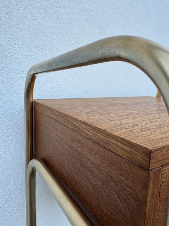 Image 1 of Nachtkastje in Scandinavische stijl uit de jaren 60.