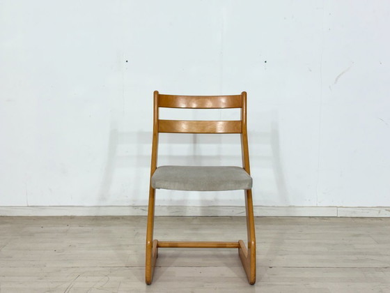 Image 1 of Designklassieker Z-stoel van teakhout / stoel in mid-century stijl
