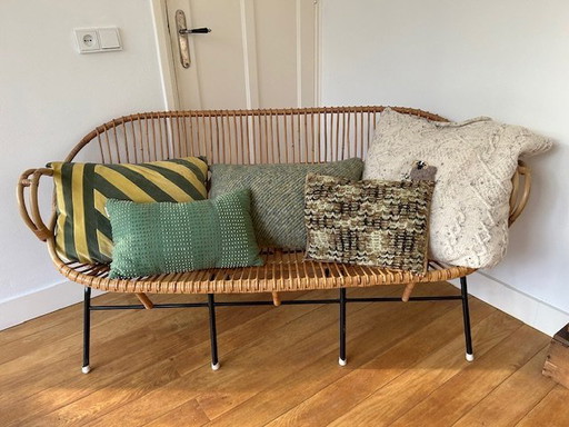 Rattan 3-seater sofa Rohé Noordwolde