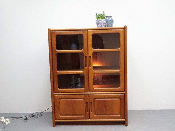 Image 1 of Vintage display cabinet | Dyrlund Denmark | Solid teak