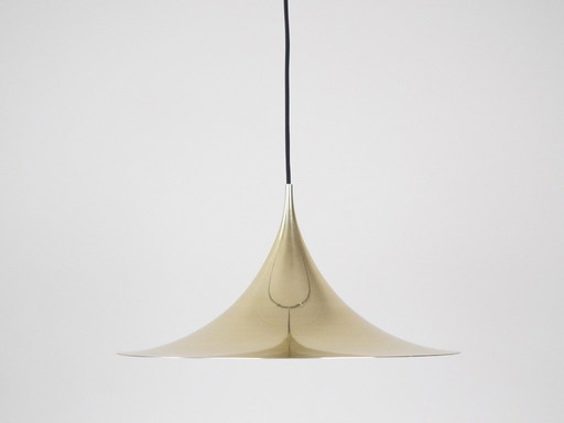 Danish vintage Semi pendant lamp by Bonderup and Thorup, Fog og Morup, 1968