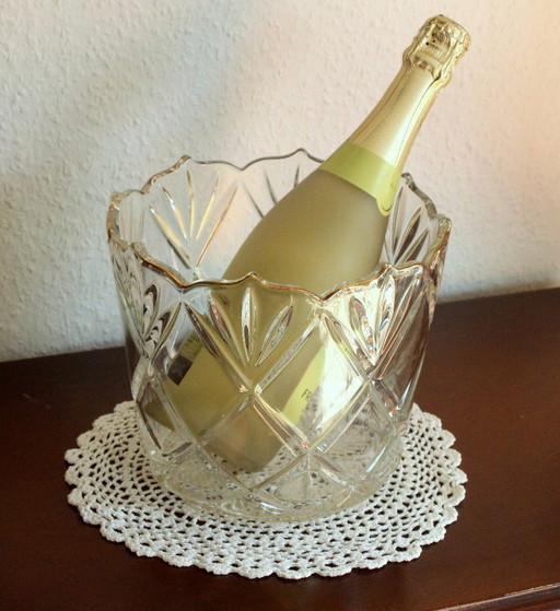 Bac à glaçons - Seau à glace - Seau à champagne - Verre en cristal de plomb