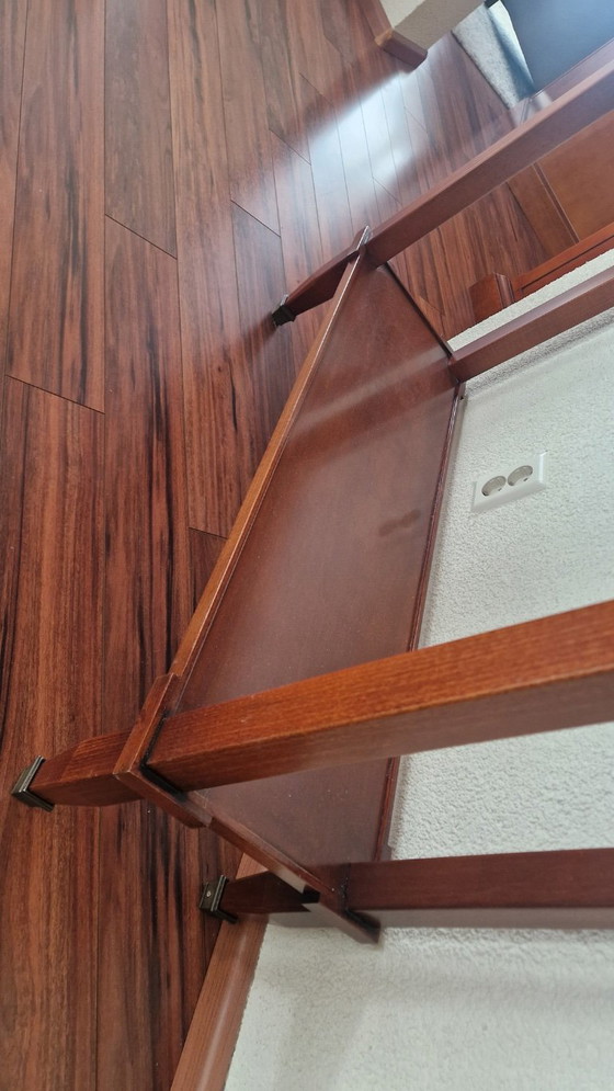 Guerra Vanni console table, brown wood, Metal, Klassiek (photo 7 of 10)