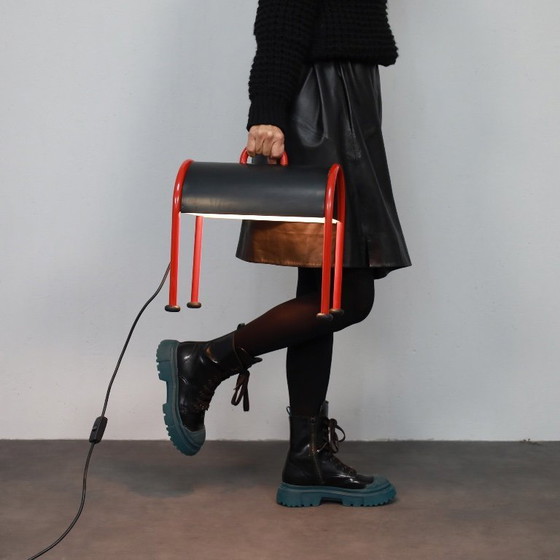 Image 1 of Lámpara de mesa “Valigia” de Ettore Sottsass para Stilnovo, Italia, 1977