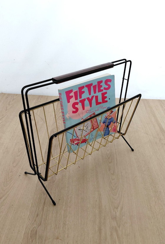 Image 1 of Sixties magazine rack