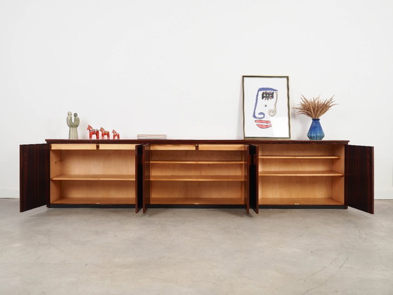Image 1 of Boekenkast van palissanderhout, Deens ontwerp, jaren 70, gemaakt in Denemarken.