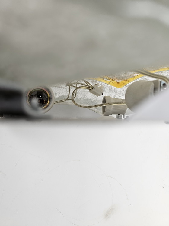 Image 1 of Italiaanse plafondlamp of wandlamp dik Murano ijsglas