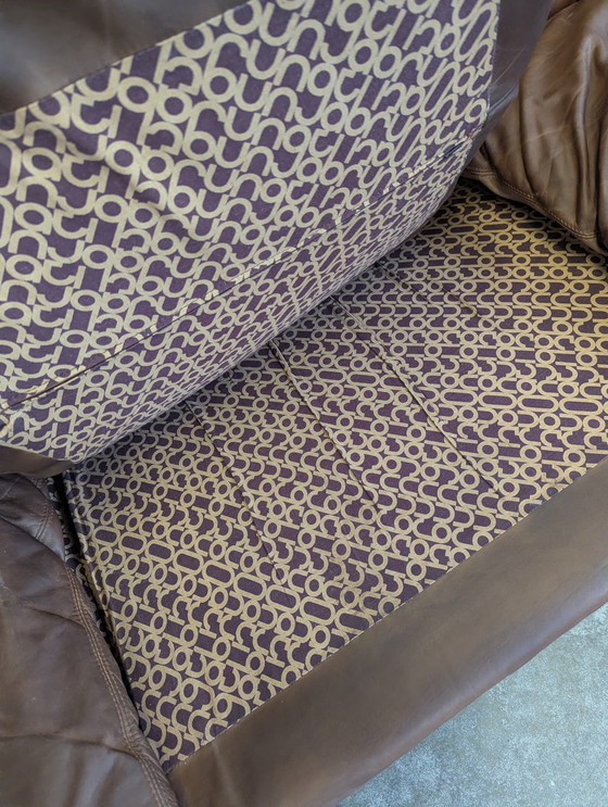 Image 1 of Divano lounge vintage italiano a 3 posti Brunati- Ammannati & Vitelli