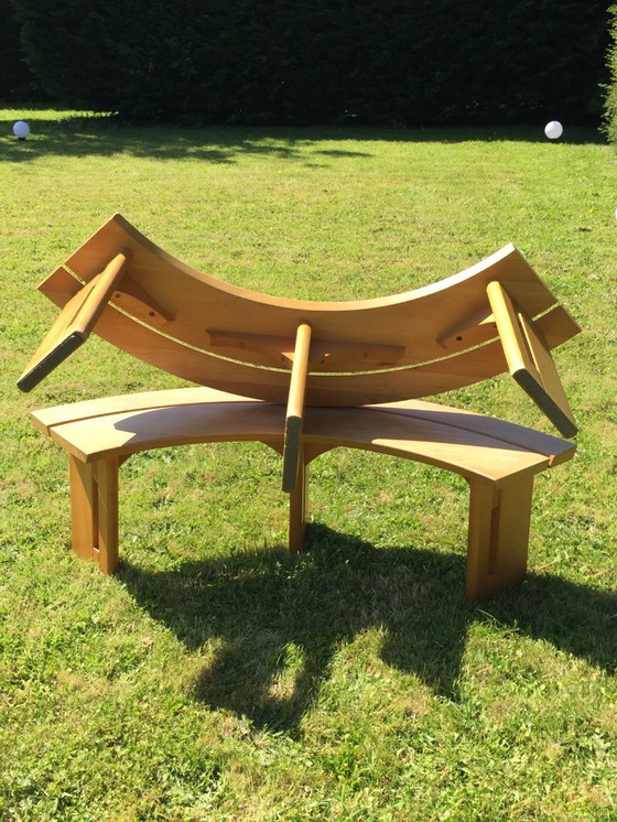 Image 1 of PIERRE CHAPO / PAIRE DE BANCS VINTAGE