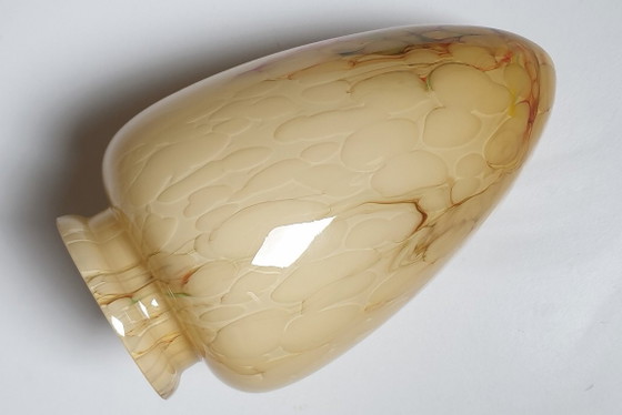 Image 1 of Art-Deco-Wandleuchte aus Opalglas