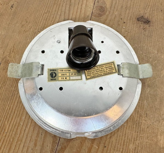 Image 1 of Vintage glazen wand- of plafondlamp, jaren 70