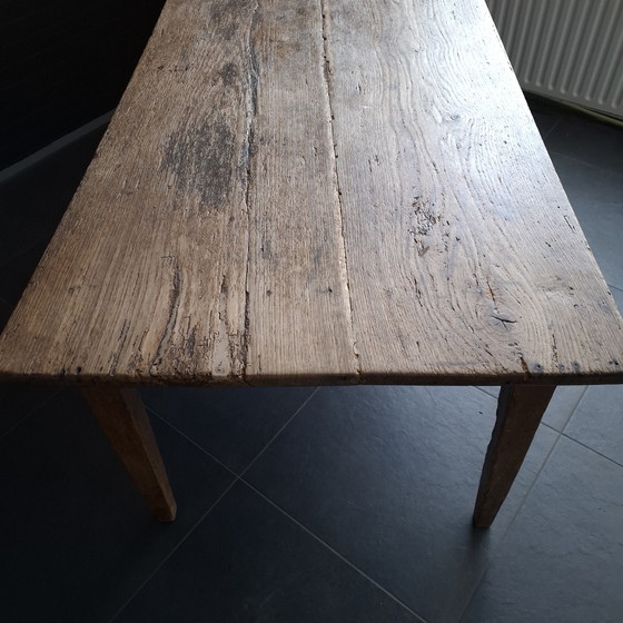 Image 1 of Mesa de granja francesa antigua 228x85 roble