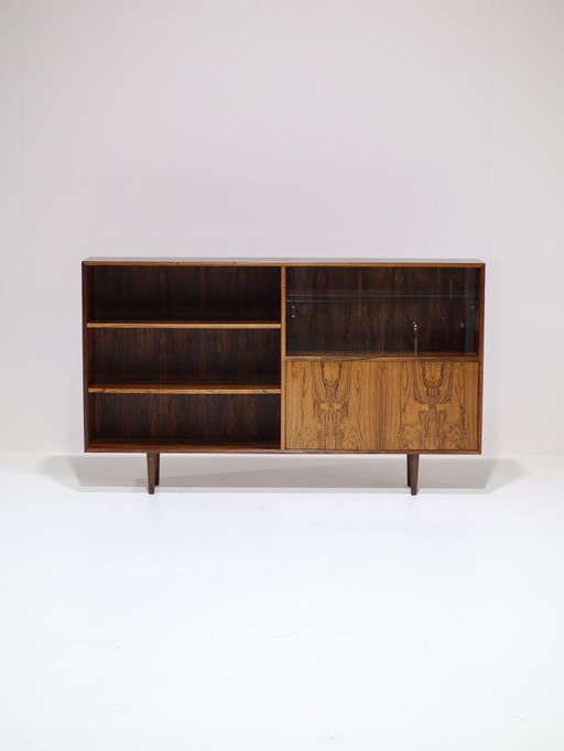Palissander boekenkast wandkast vintage Deens