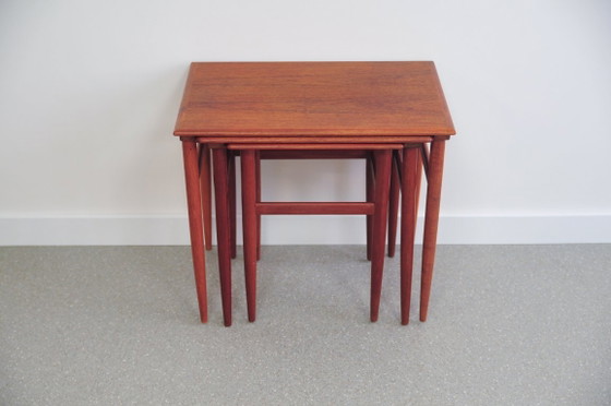 Vintage Teak Mimiset X3 – Side tables, Wood (photo 4 of 5)
