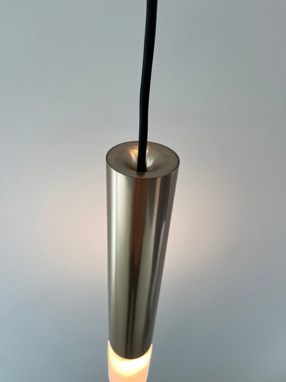 ONE A Alu-Bast Pendelleuchte mit Alabaster! – ONEA, Pendelleuchten, Aluminium (photo 3 of 5)
