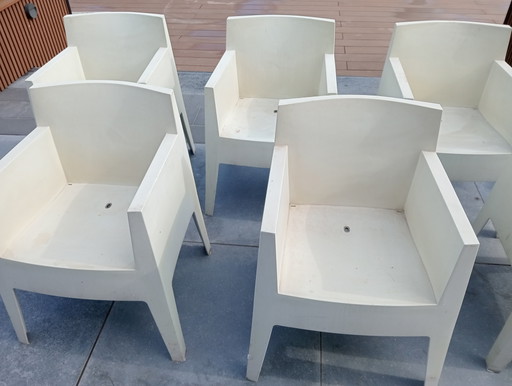 6 sedie giocattolo Drade di Philippe Starck – tuinstoelen, Plastic, Modern (photo 2 of 10)