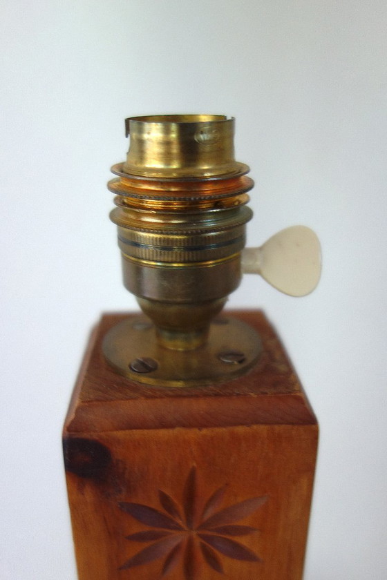 Basi per Lampade in Pino Arte Popolare Alte Alpi Anni '70 – Lampade da tavolo, Wood, Rustic (photo 6 of 14)