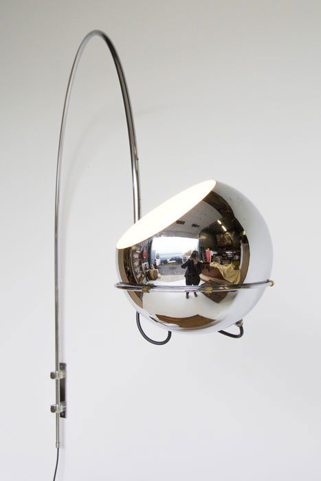 Mid-Century Gepo wall lamp chrome 60s - 70s for sale.