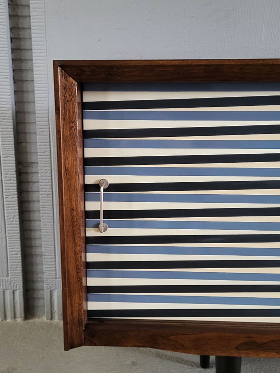 Image 1 of Vintage walnut wooden sideboard, 1960s, colour