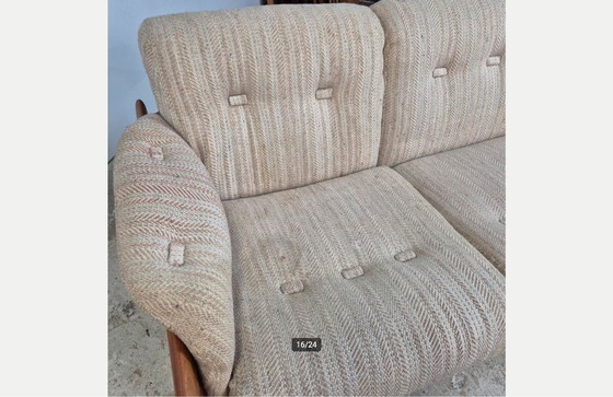 Image 1 of H.W. Klein Bramin Vintage Scandinavian, 2 and 3-seater sofa