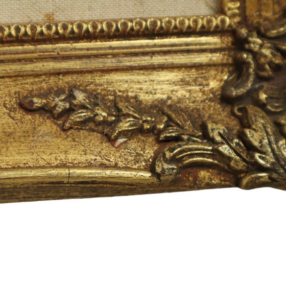 Image 1 of Grote Gouden Lijst Barok Stijl 73x63cm