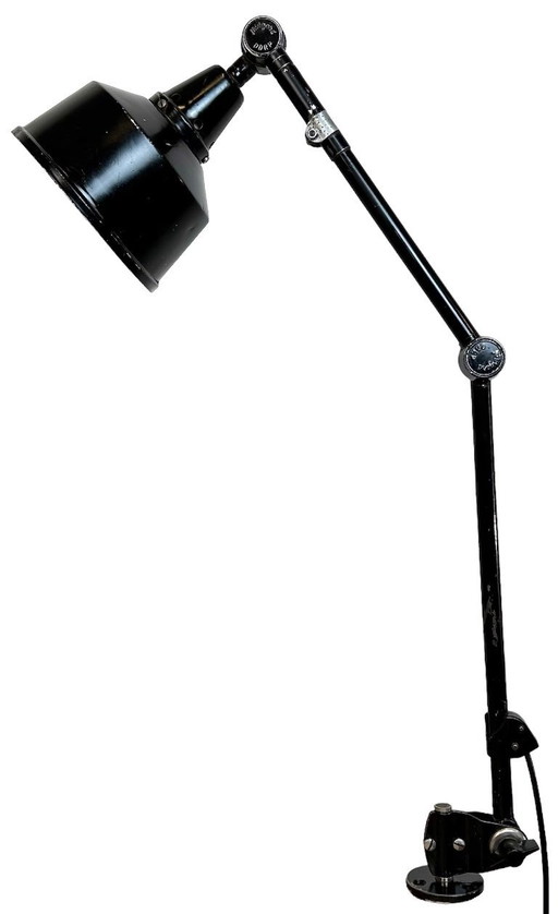 Industrial DDRP Desk or Wall Lamp by Curt Fischer for Midgard, 1930s