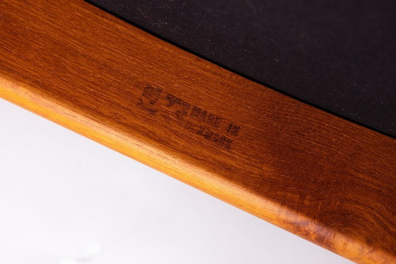 Image 1 of Set of 4 JK Møbler Teak Chairs – 1970s Danish Design, Vintage Dining Chairs, Original Upholstery, Mid-Century Modern