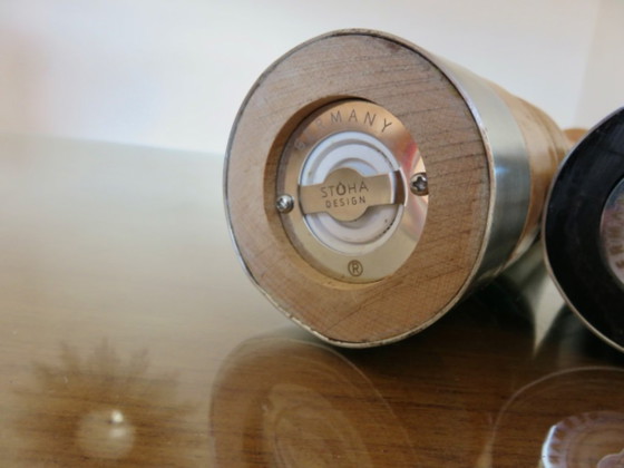 Image 1 of "Stoha design" zout- en pepermolens, Duitsland, XXL, 1980