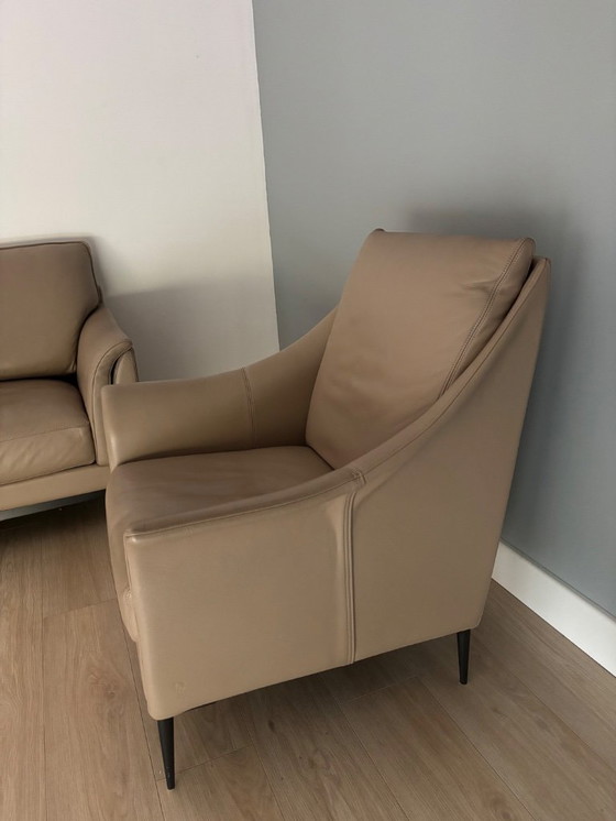 Image 1 of Duvivier sofa and two armchairs